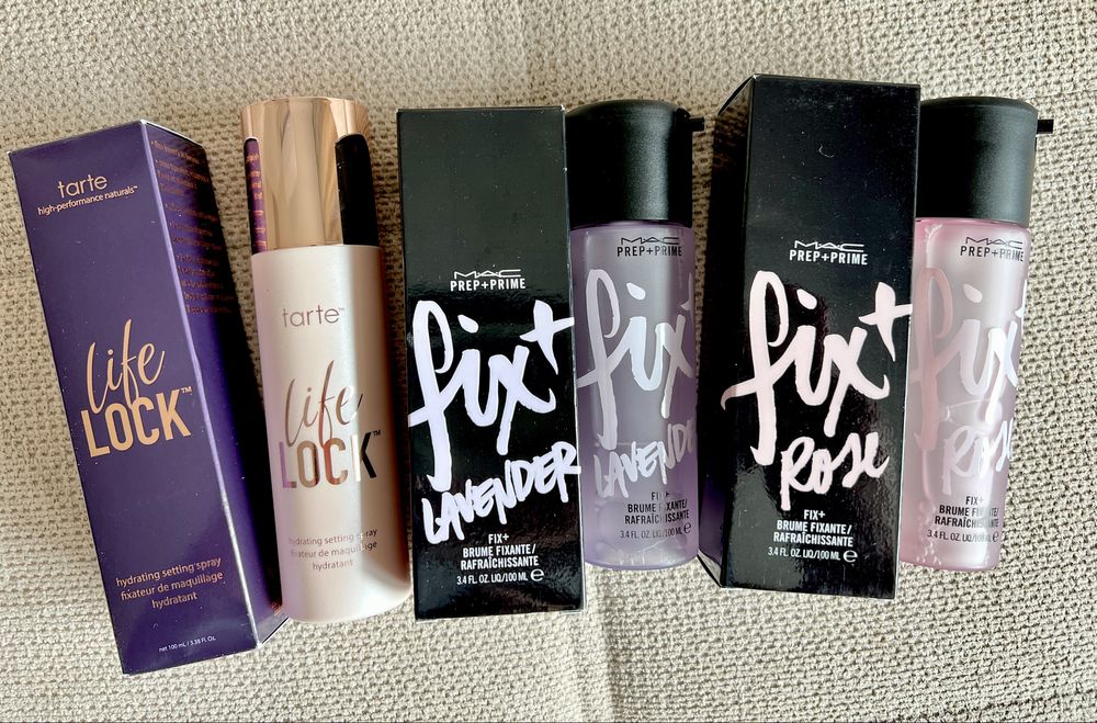Бази, пудри и спрейове Laura Mercier, Milk, Too Faced, NARS, Mac
