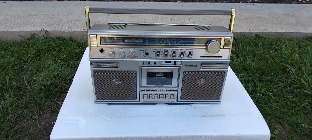 Radiocasetofon vechi colecție recorder original Toshiba RT-S802 Philip