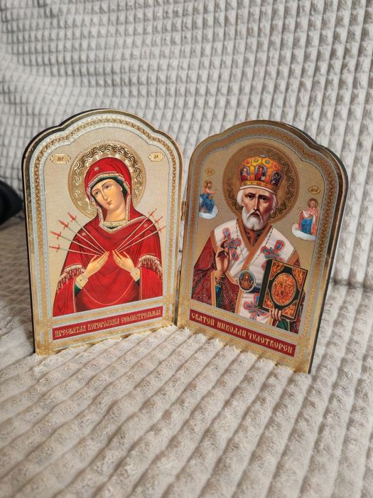 Icoana diptic lemn - Grecia