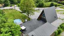 Cabana A-Frame Ariana Valea Avrigului,Ciubar jacuzzi,Piscina