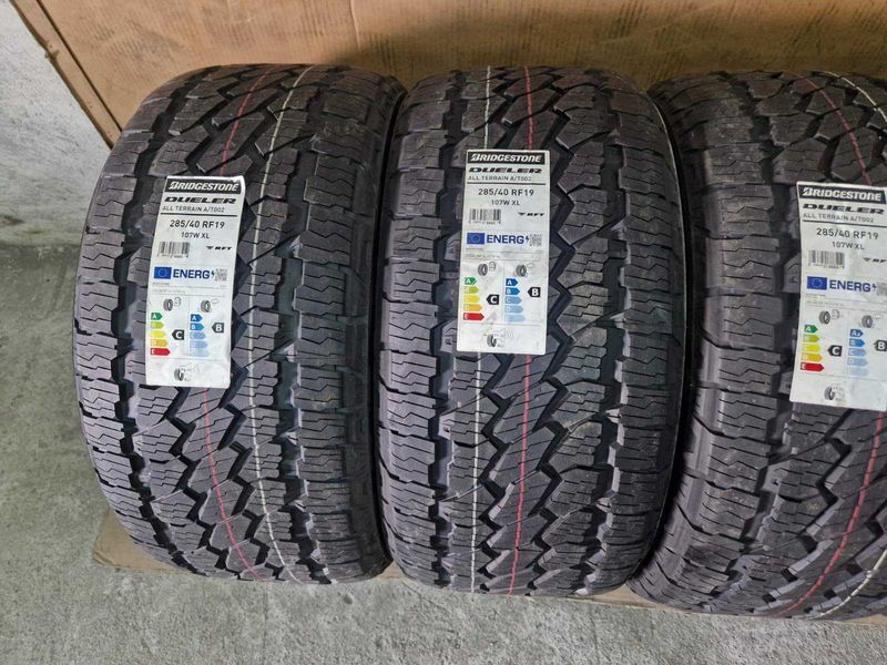 4 Bridgestone R19 285/40 
нови гуми за всякакъв терен
Runflat DOT1624