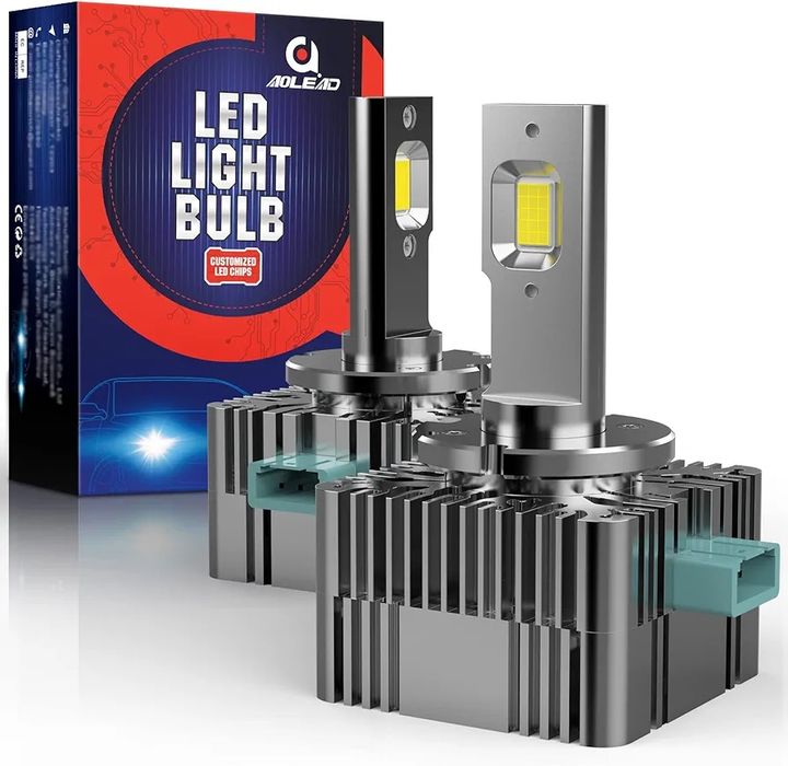D3S LED крушки за фарове, 35W 10000L AOLEADM, 6000К