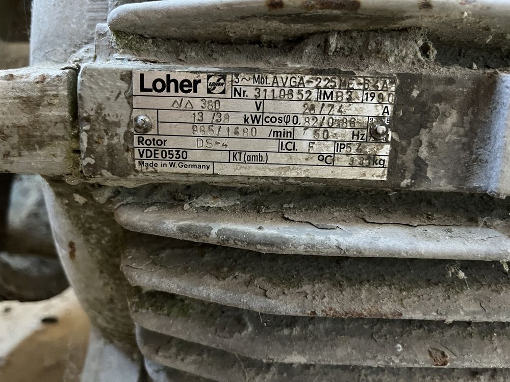 Motor electric de 38 kw / 1480 rot