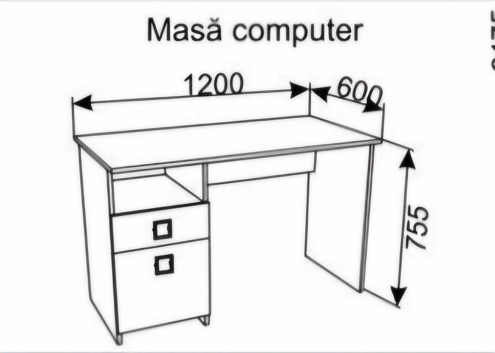 Birou Amigo gri (Ambianta)