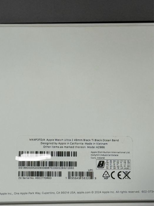 Apple Watch Ultra 2 Black Ocean GPS 49mm - NOU/Neactivat/Garantie!!!