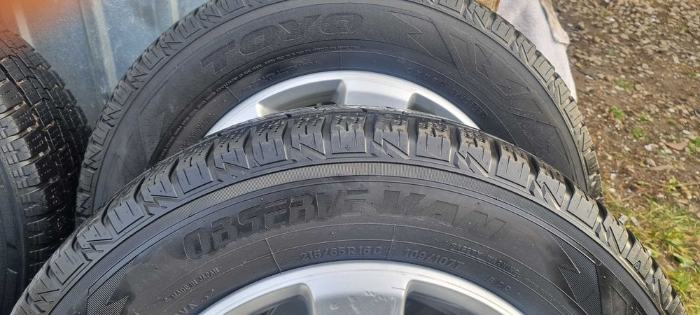 jante originale vw t5, vw t6, cu anvelope de iarna 215/65/16 C