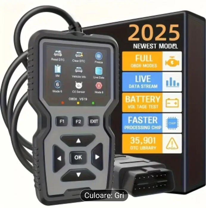 Scanner Diagnostic Auto Profesional Avansat OBDII/EOBD,