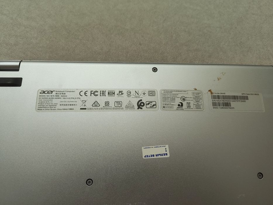 Acer swift 1-2 поколения