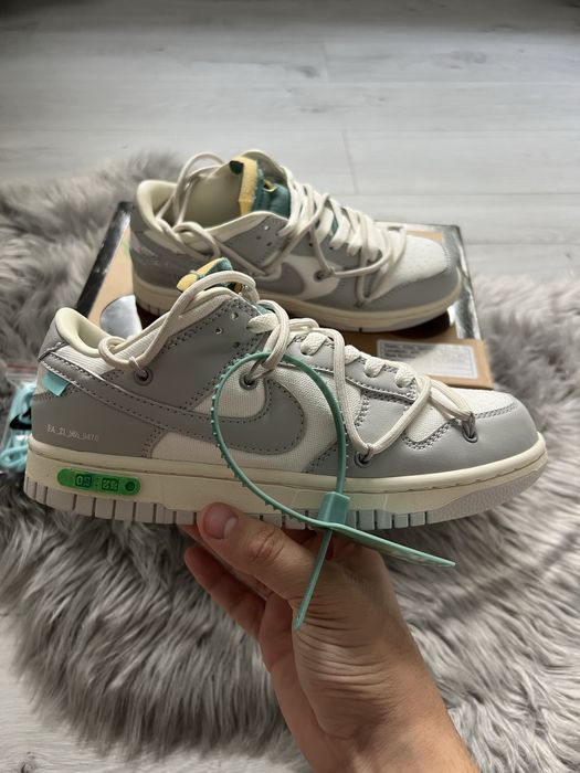 Nike Dunk Low x Off White Sail/Neutral Gray