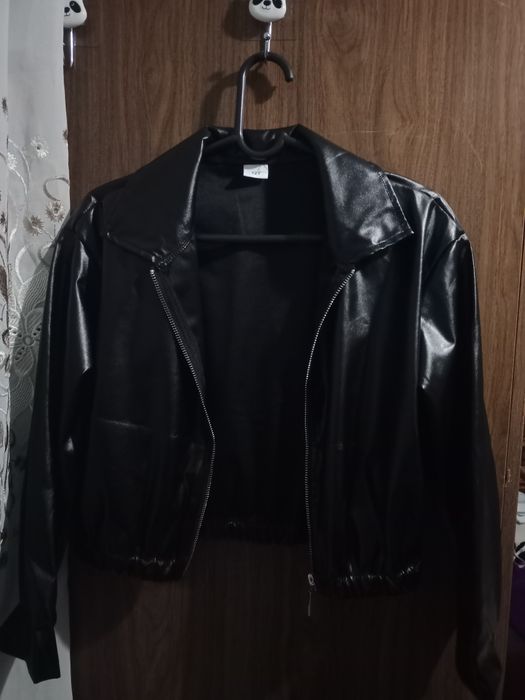 куртка кожаная детская