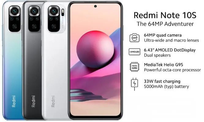 Redmi note 10s 8/128GB