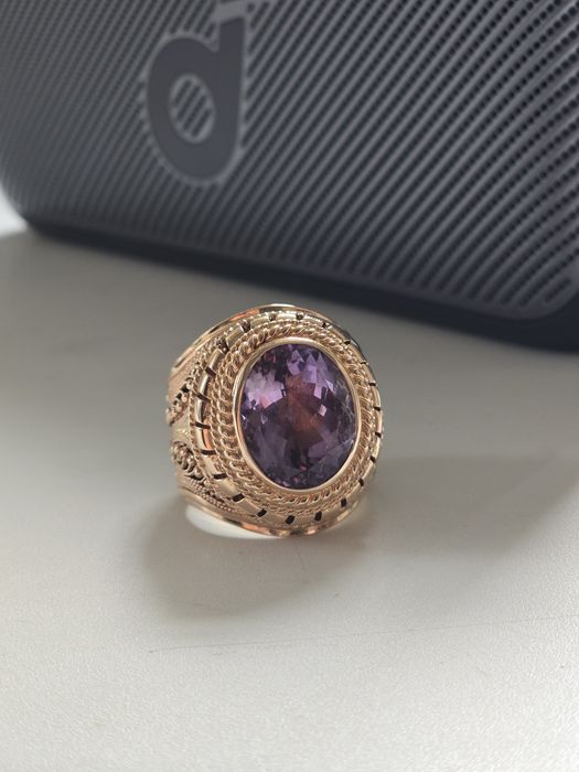 Перстень золотой,585пробы,22.5размер