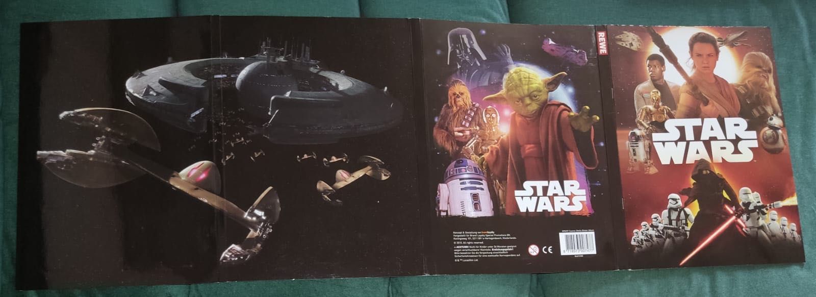 Album Original Discuri REWE STAR WARS Set COMPLET 2015 + Poster