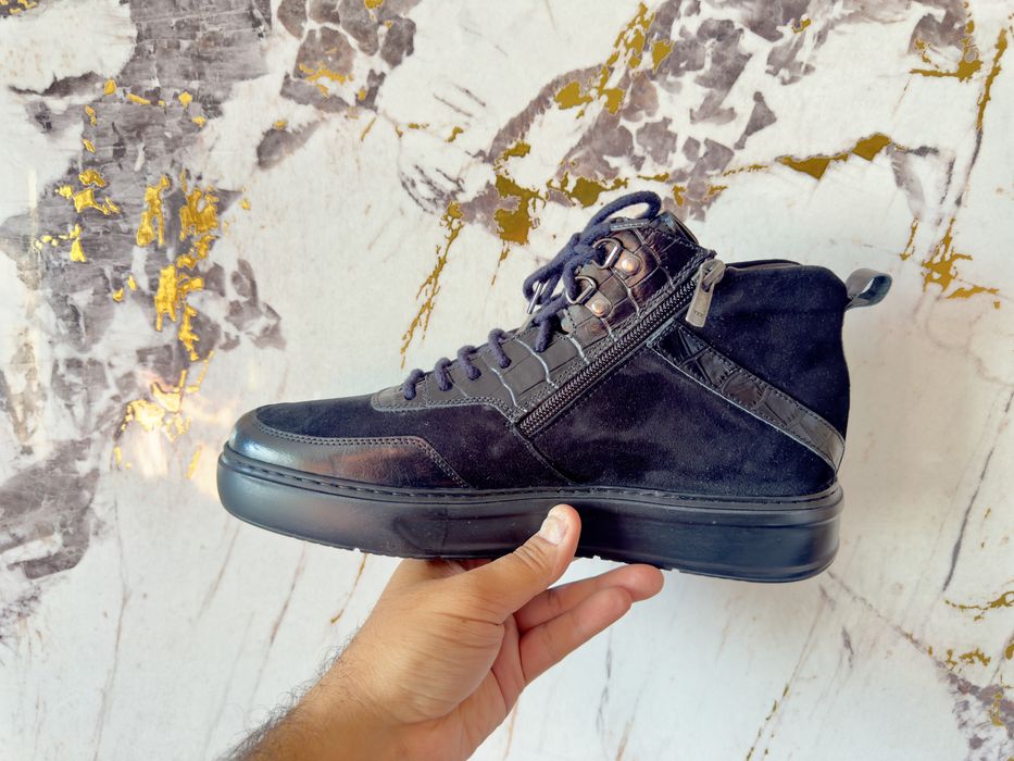 Мужские ботинки из кожа оленя