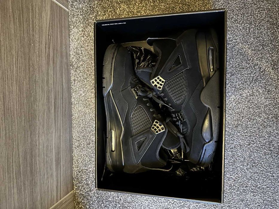 %5LEI LIVRARE% Nike Air Jordan 4 Black Cat Editie Limitata -Verificare