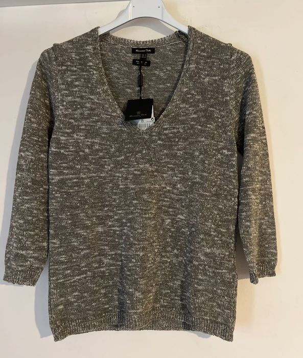 Pulover kaki Massimo DUTTI