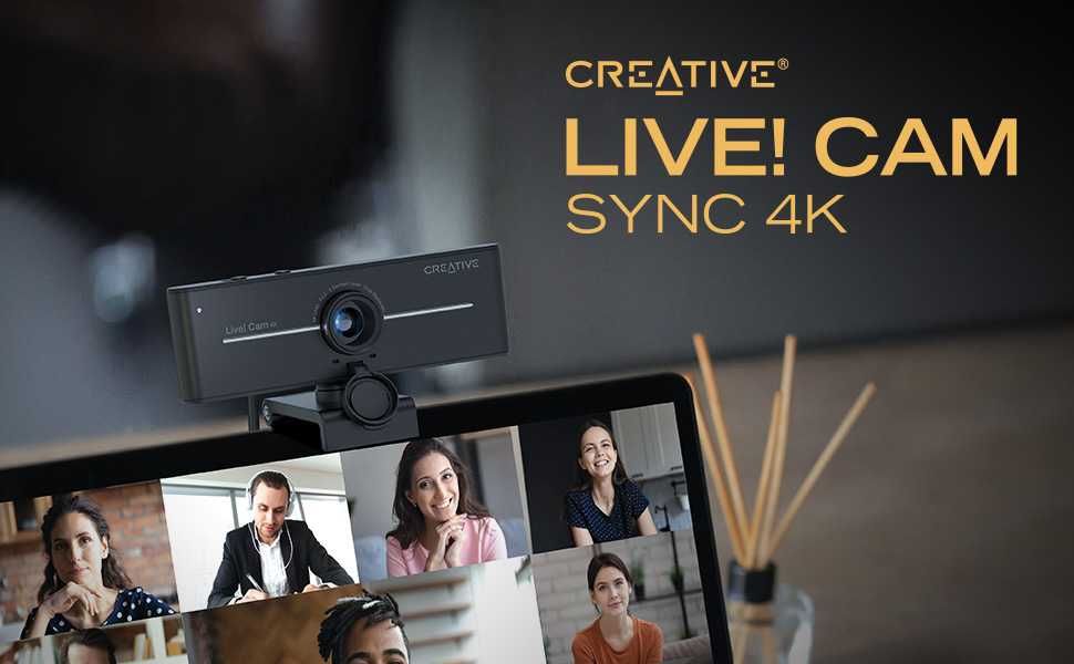 Webcam 4K camera web Creative Live! Sync V4 USB PC Laptop nou sigilat