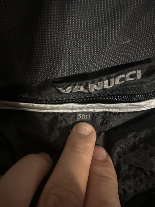 Costum moto textil si piele vanucci