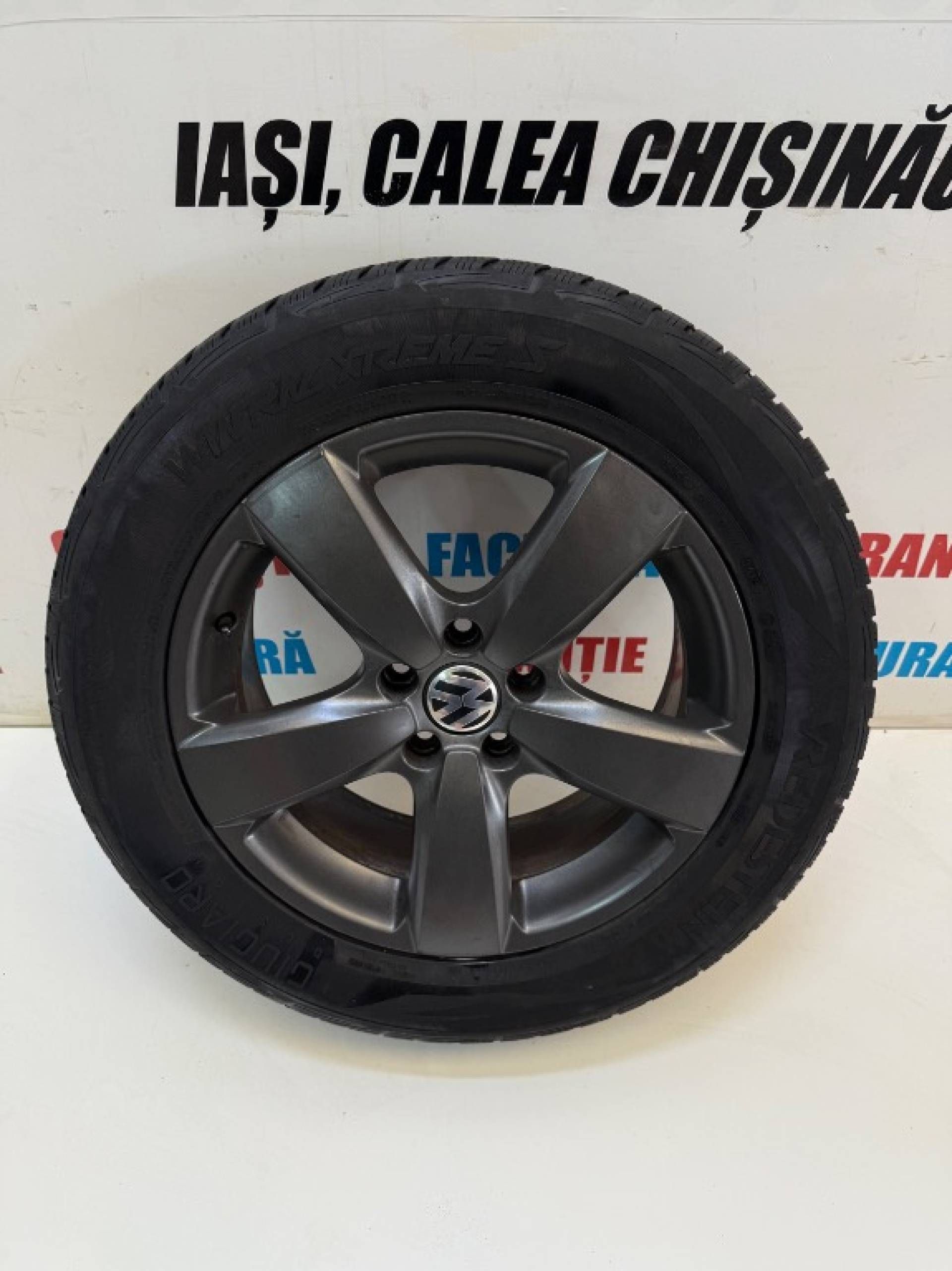 Jantă aliaj roată rezervă 5x112 R17 7J ET43 VW Tiguan 5N0 601 025 C