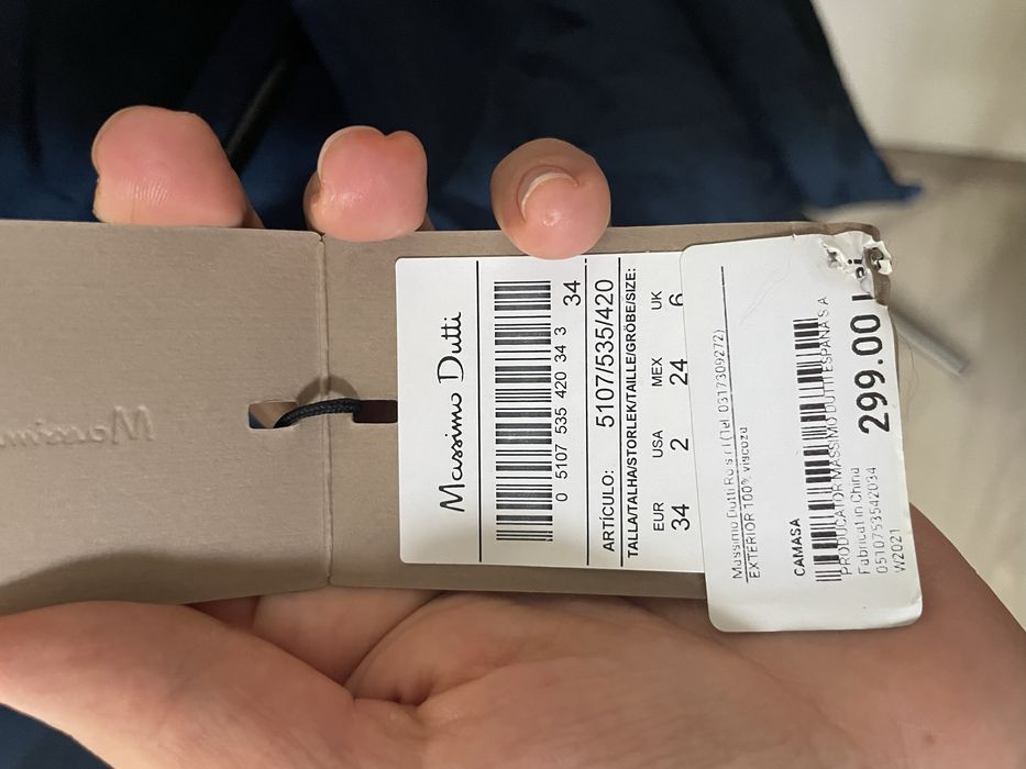 Vand camasa Massimo Dutti dama