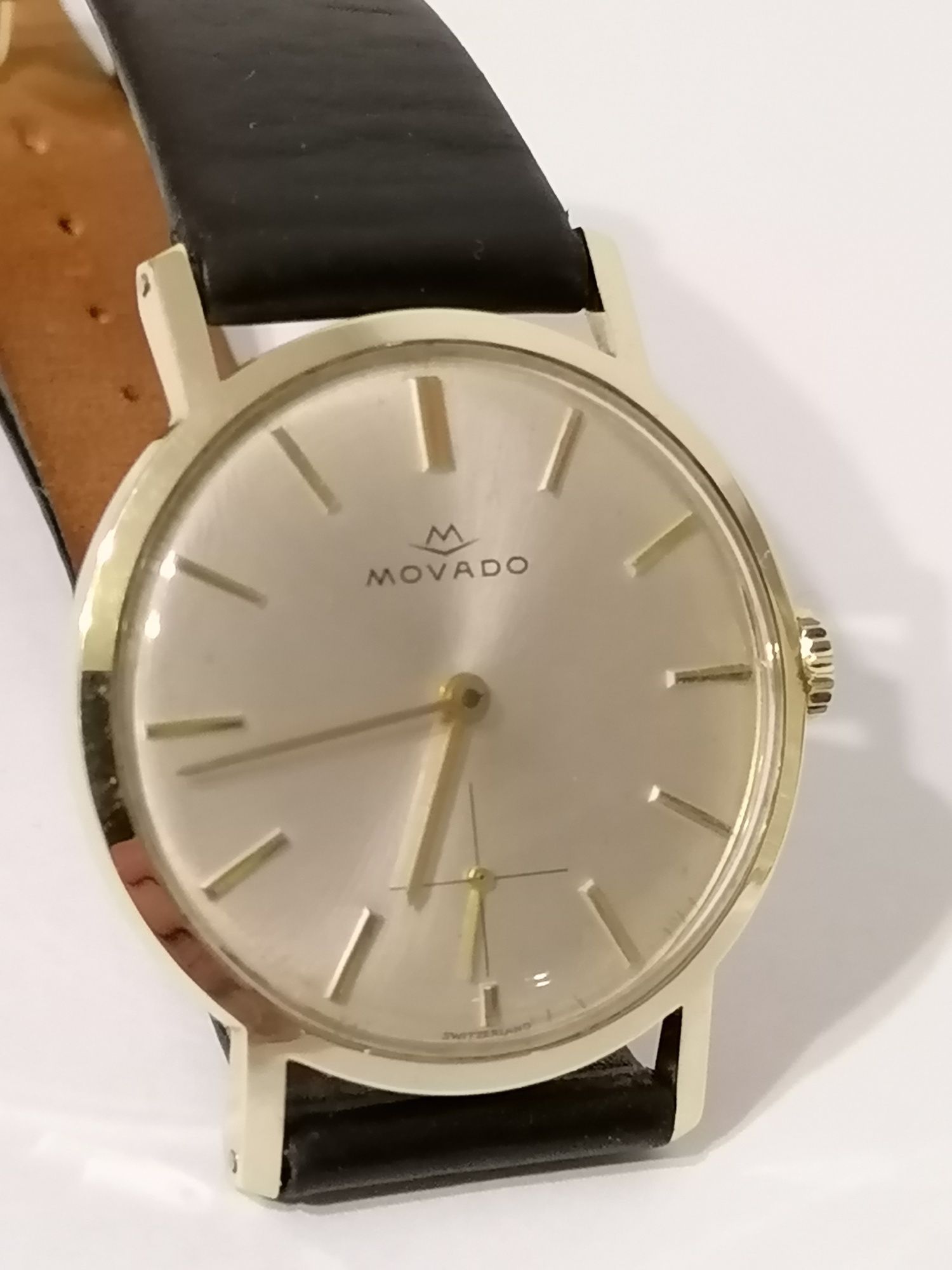 Ceas de Aur 14 K Movado