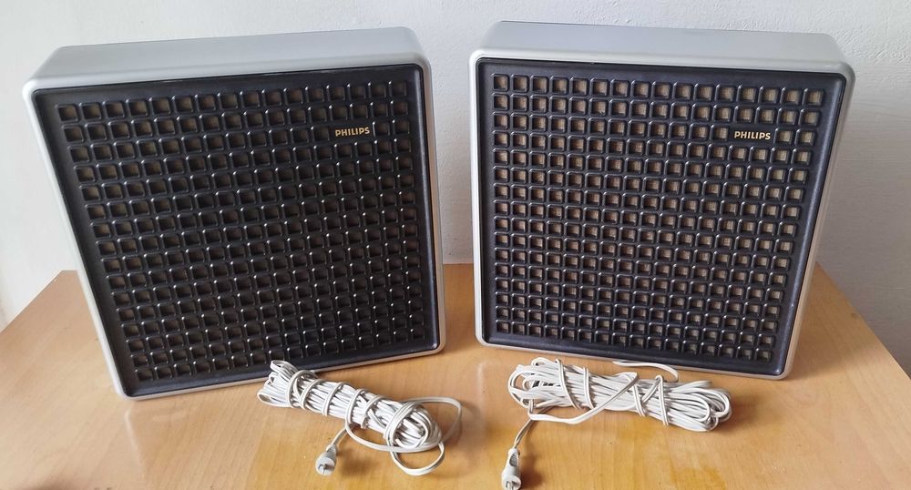 Винтидж HI-FI тонколони Philips 22EG 614, широколентови с топъл звук