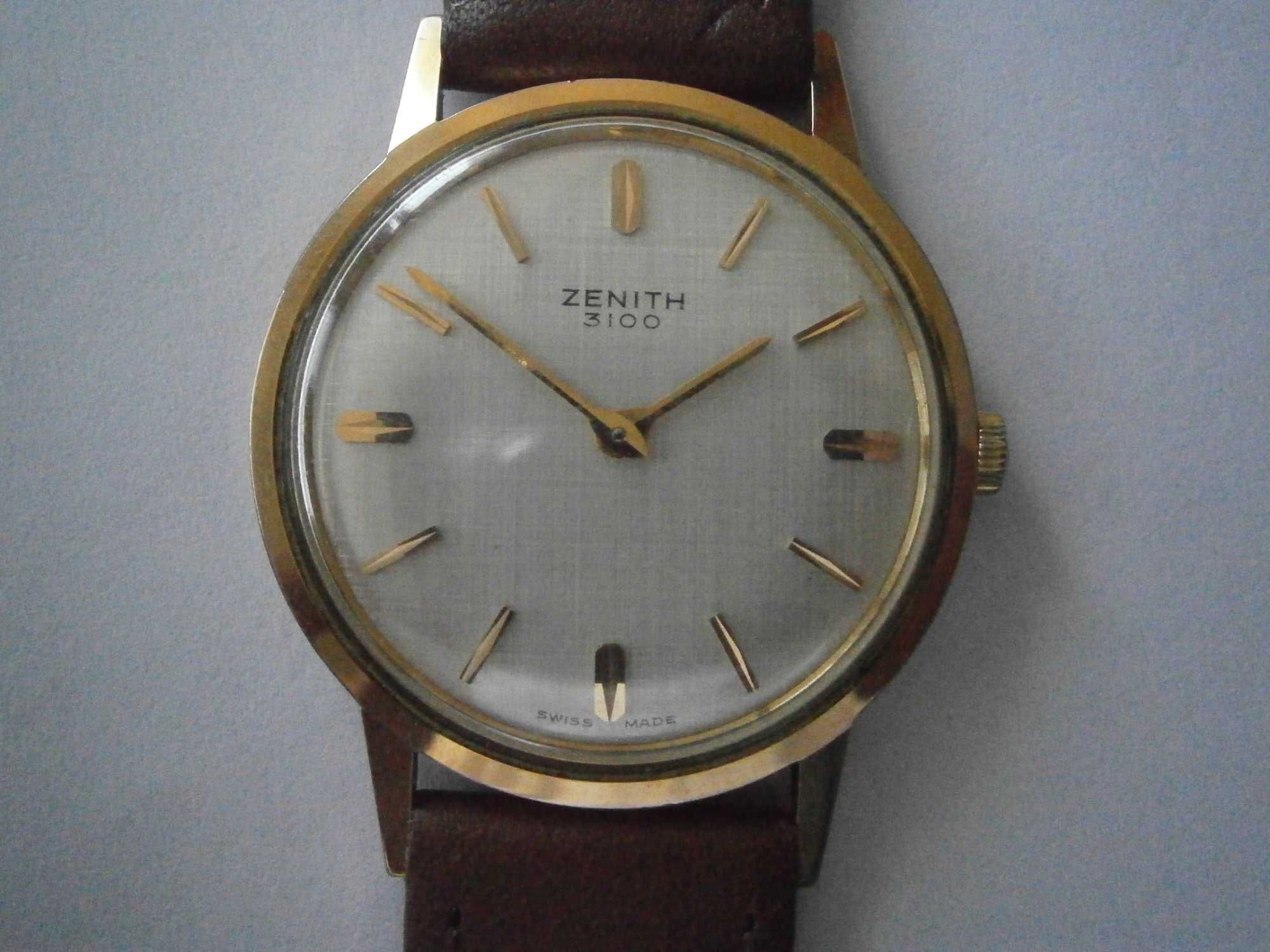 ZENITH 3100, cal. 2310, 34 mm, Au 20, TOP Dress timepiece!
