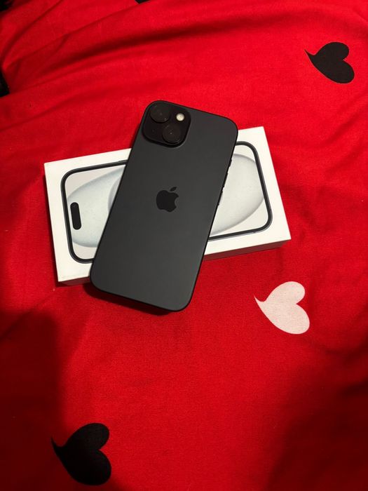 Iphone 15 black 128 gb 5G garantie plus casco