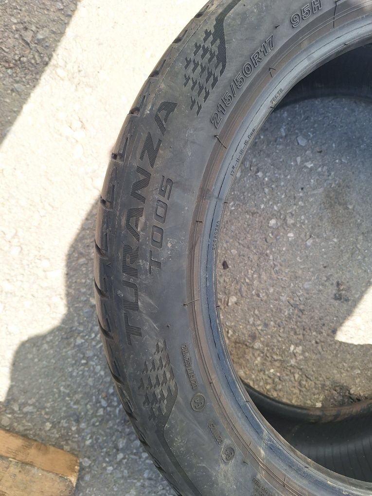 7мм! 215 50 17 Bridgestone turanza t005