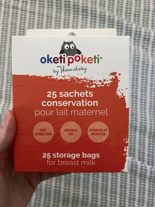 Pungi sigilate stocare lapte matern