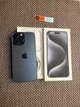 КАТО НОВ! iPhone 15Pro Max Лизинг от 58лв/м Blue Titanium ГАРАНЦИЯ 256