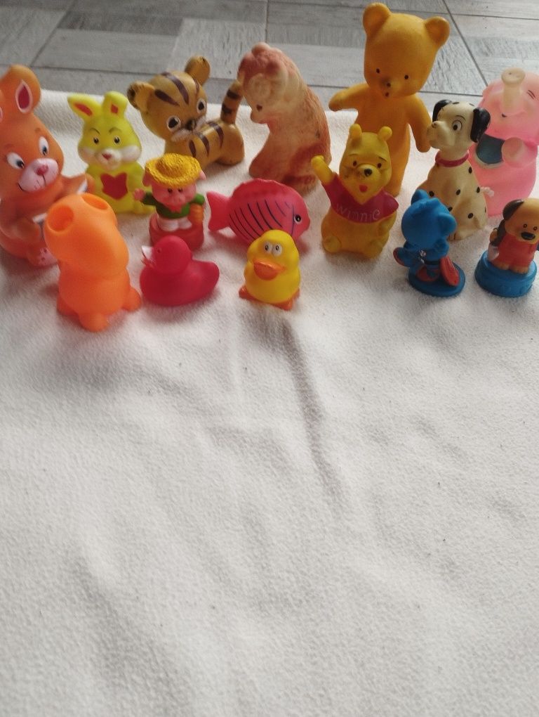 Гумени играчки от соца с фигурки