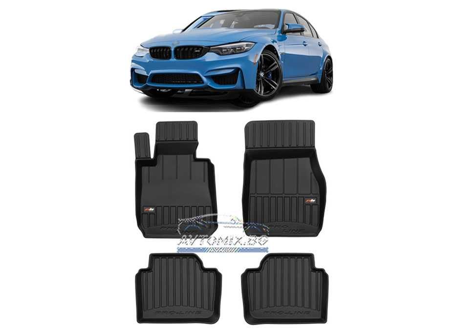 Гумени стелки зa BMW F30, F31, F80 3 серия 2011-2018 г., ProLine 3D