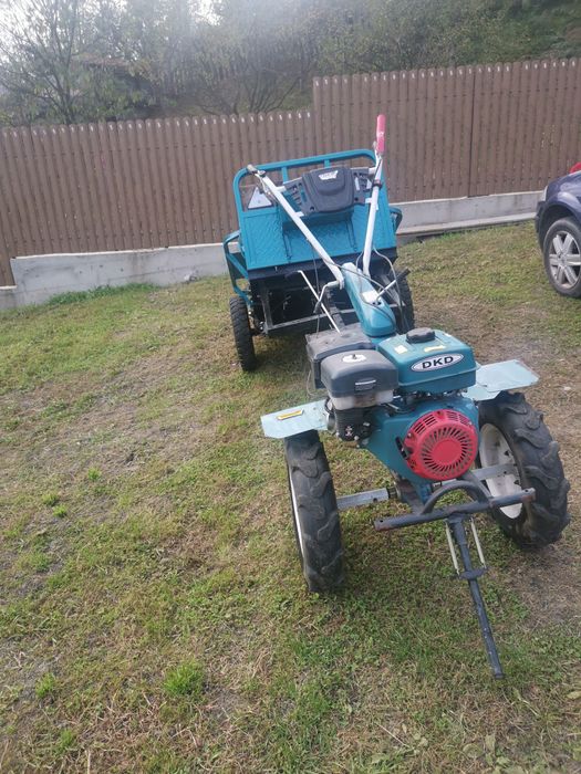 Motocultor Dakard 16cp,remorcă basculabilă Dakard, freză