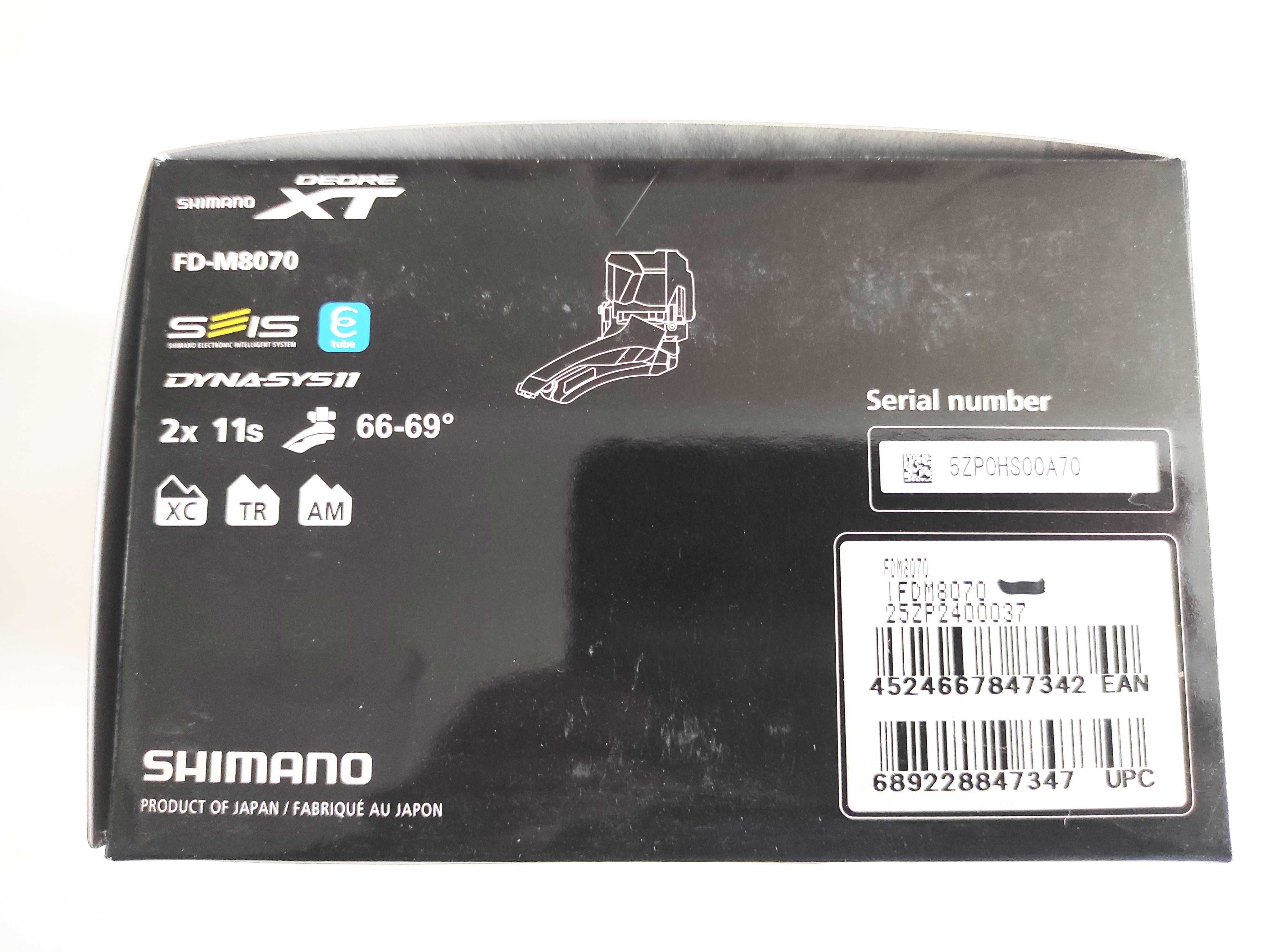 Schimbator fata Shimano Deore XT DI2 FD-M8070 2x11v. nou