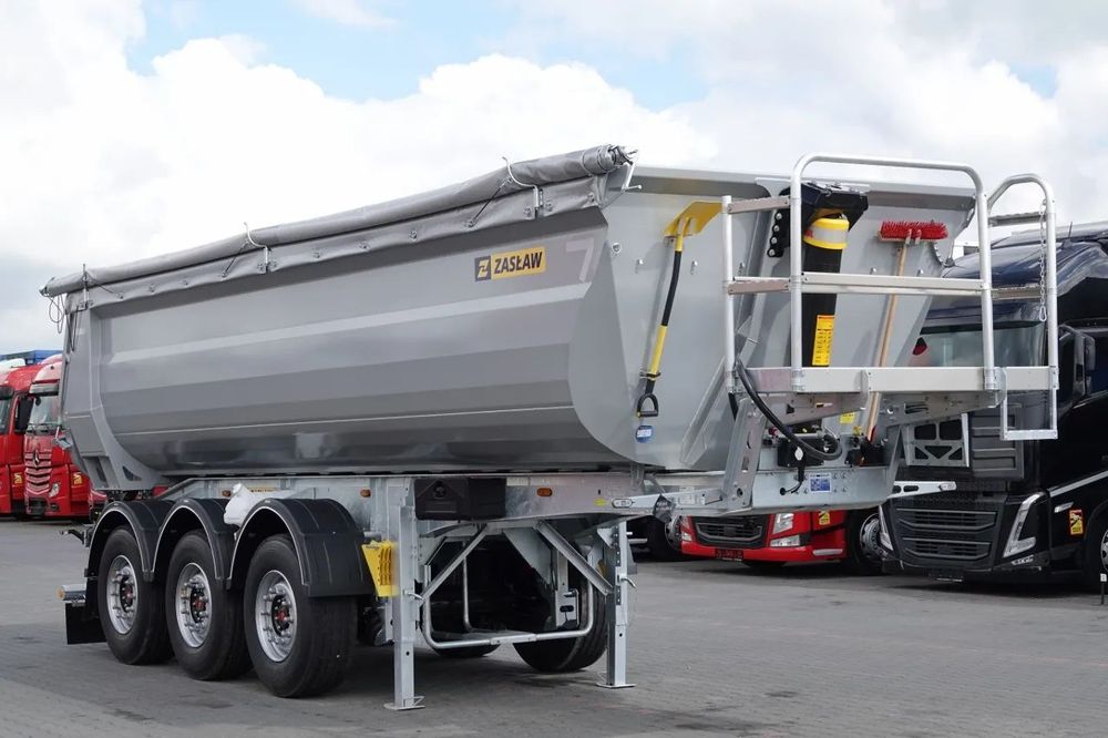 Zaslaw TIPPER 26 m3 / NOU / OȚEL / CUBA DE ȘOLARE HP / AXIE DE RIFAT / SAF / 2025