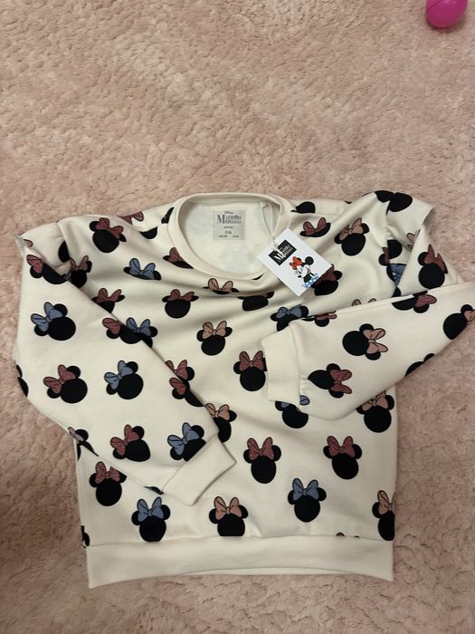 Hanorac Minnie si Barbie  7-8 ani cu eticheta