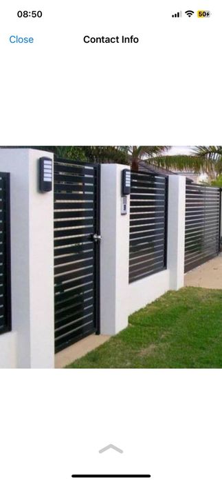 Garduri din sipca metalica, plasa, tabla, BCA, panou tip jaluzele