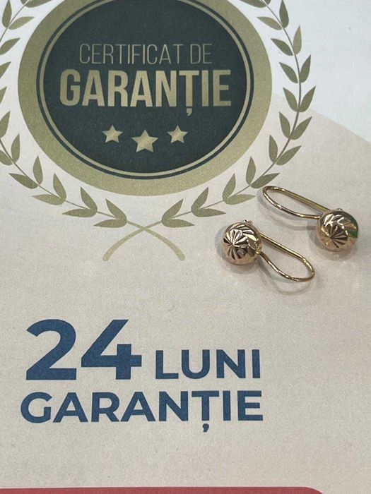 Cercei aur 14K 1.43 gr(AG44 Bc2 B:5947)