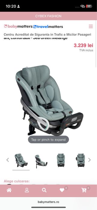 Scaun auto pentru copii BeSafe Stretch