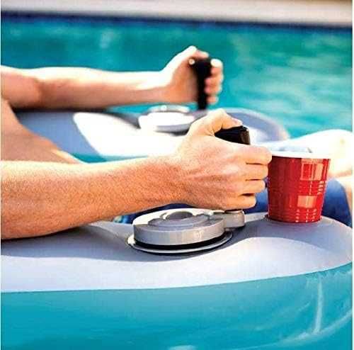 Sezlong gonflabil cu motor pentru piscină