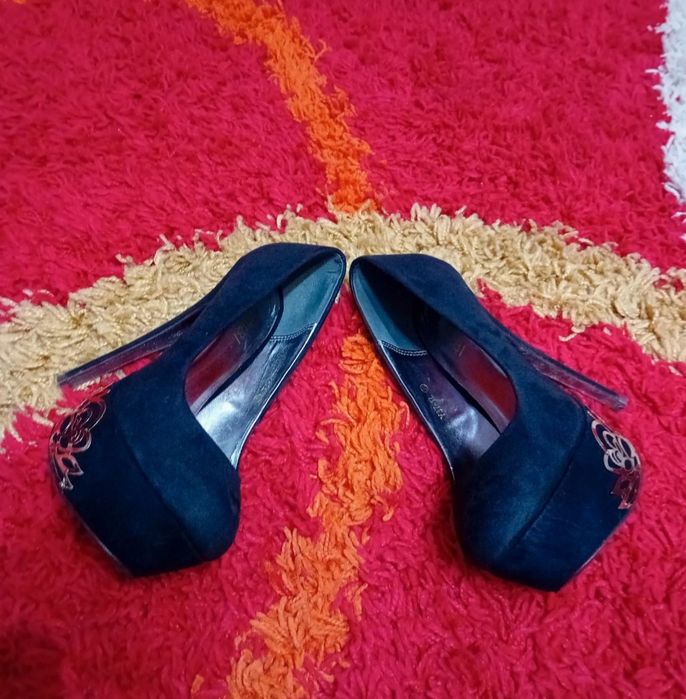 Pantofi dama cu platforma și toc inalt