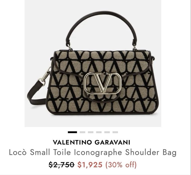 VALENTINO GARAVANI Оригинална Чанта, купена 3240лв, продава се 2049лв