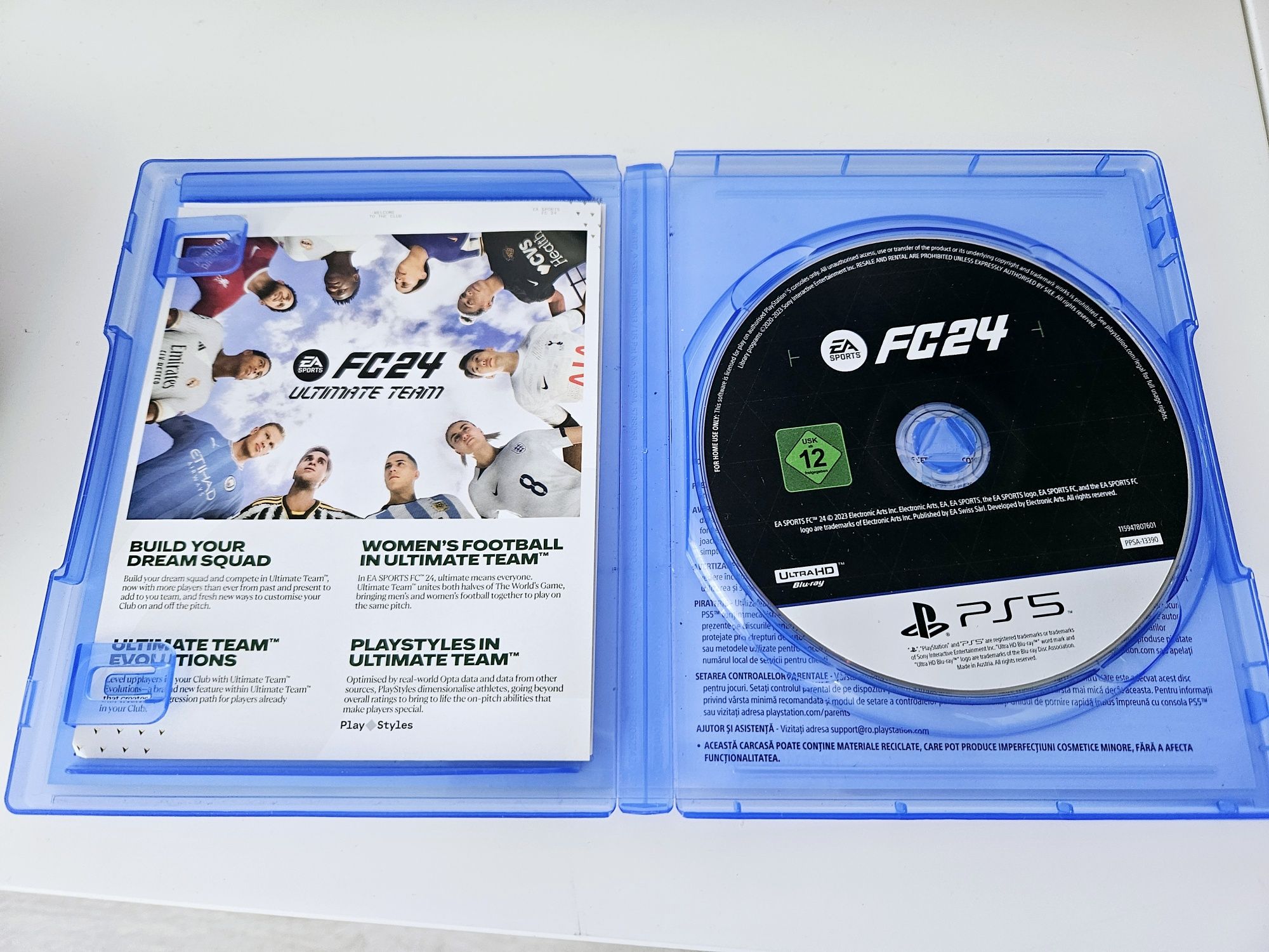 FIFA 2024 (24) si FIFA 2025 (25) (cutie,impecabil) (pentru PS5)