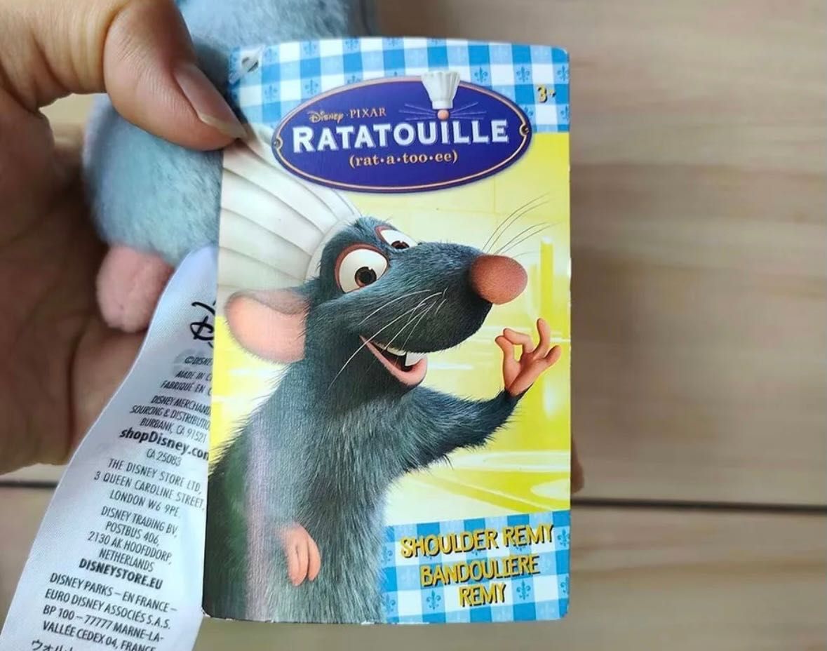 Плюшена детска играчка мишка Рататуй