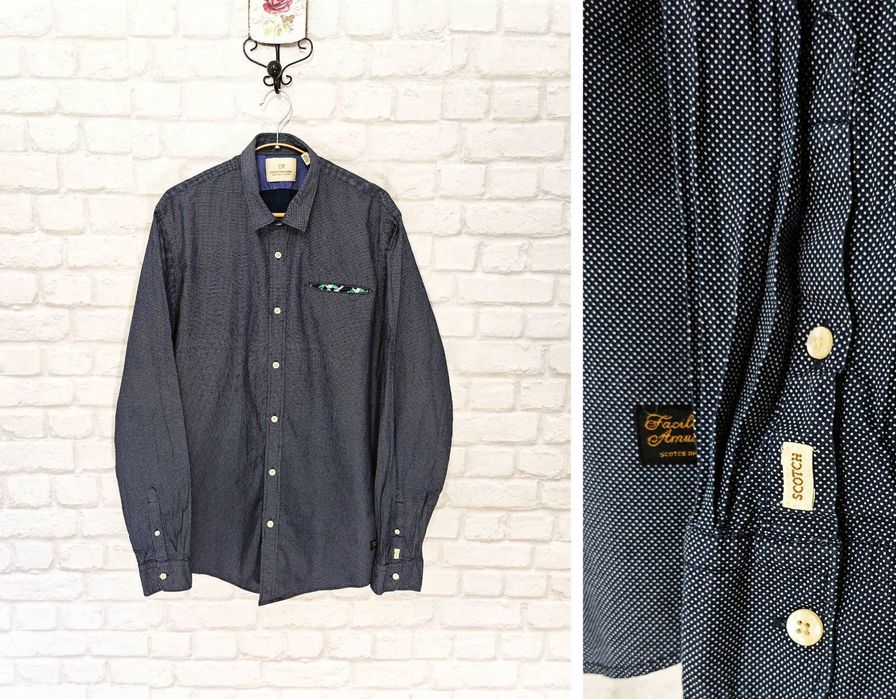 Scotch & Soda Оригинална мъжка риза размер XL