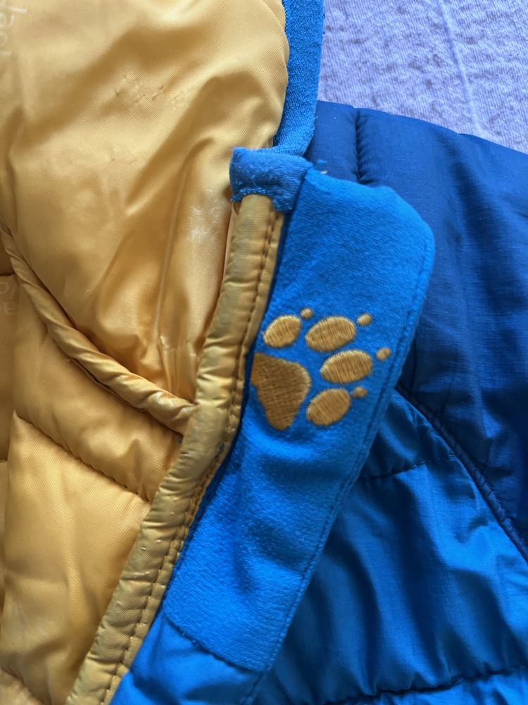 Детско зимно яке с вата Jack wolfskin 140