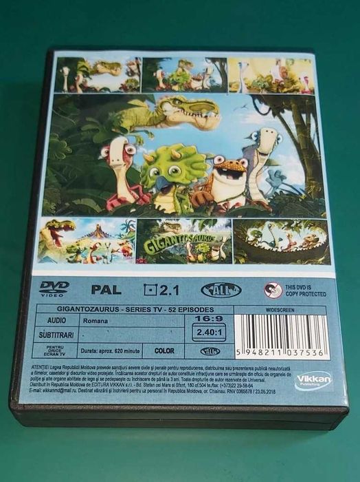 Gigantosaurus - 52 episoade dublate in limba romana - 8 DVD