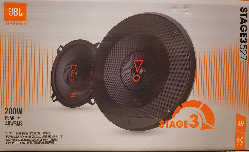 Авто колони JBL STAGE 3 527 13 СМ, 40W / тон колони / високоговорители