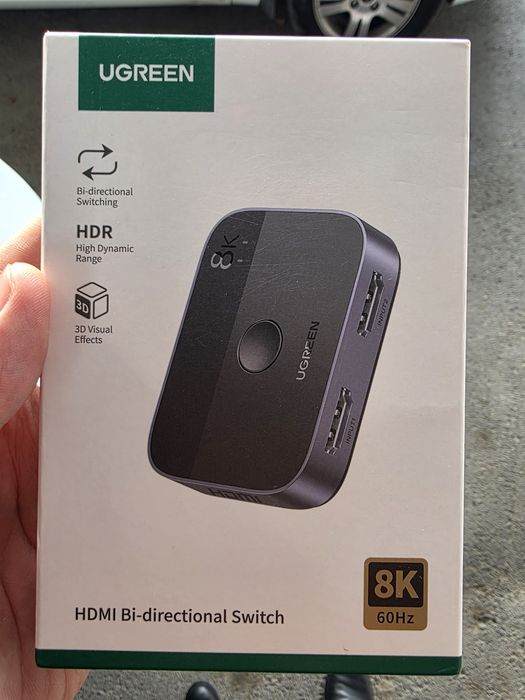 UGREEN HDMI 2.1 Switch 2в1 Bi-directional